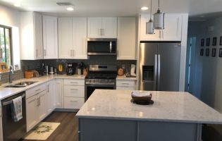 Tucson Remodeled Kitchen island